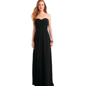 Joseph Ribkoff Gown Women’s Size 10 Black Strapless Maxi Bridesmaid Dress